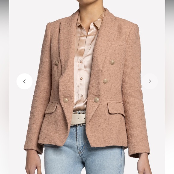 Lagence Kenzie Double Breasted Blazer in Light Mocha. Size 12. NWT - Picture 2 of 7